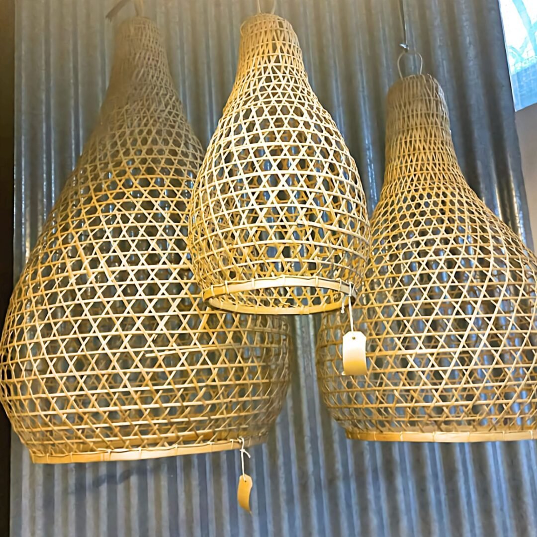 Lampara Rattan Natural L08