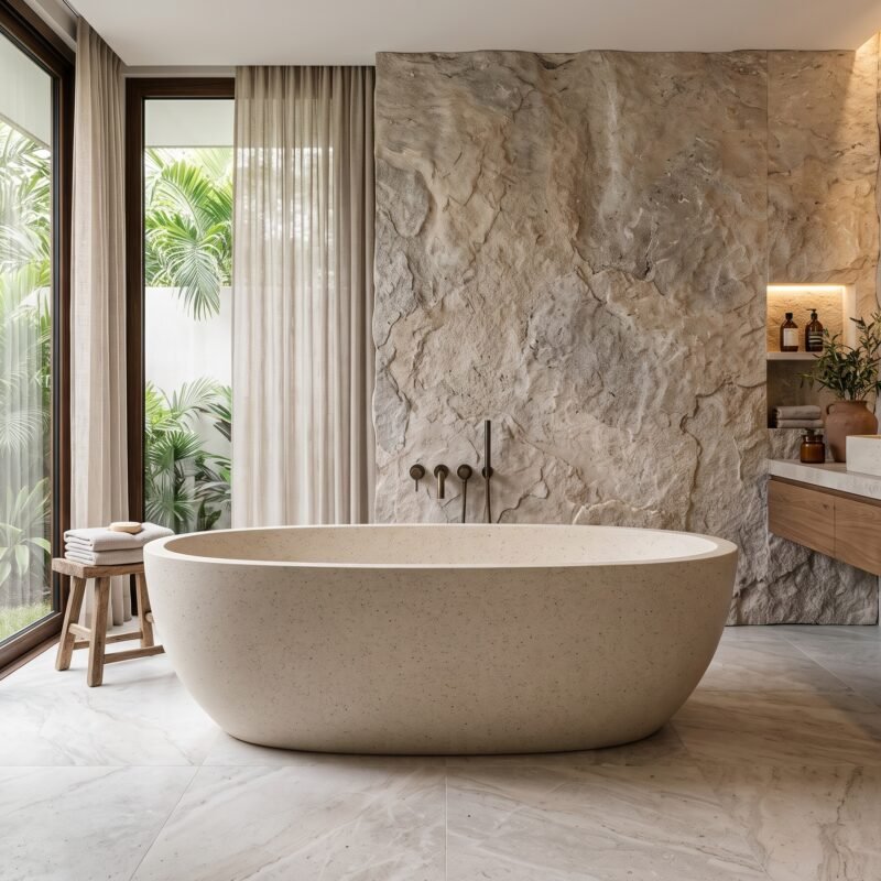Bañera Exenta Terrazo JEMBER