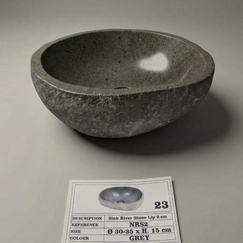 Bacha Piedra De Río De Indonesia Chica 023 ch