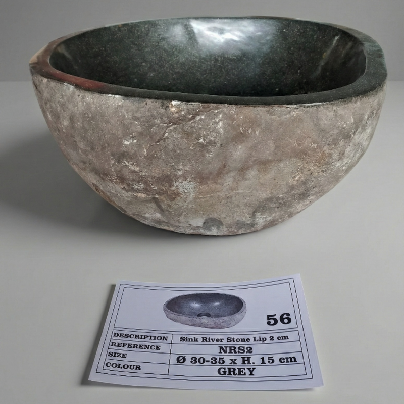 Bacha Piedra de Río de Indonesia Chica 056ch