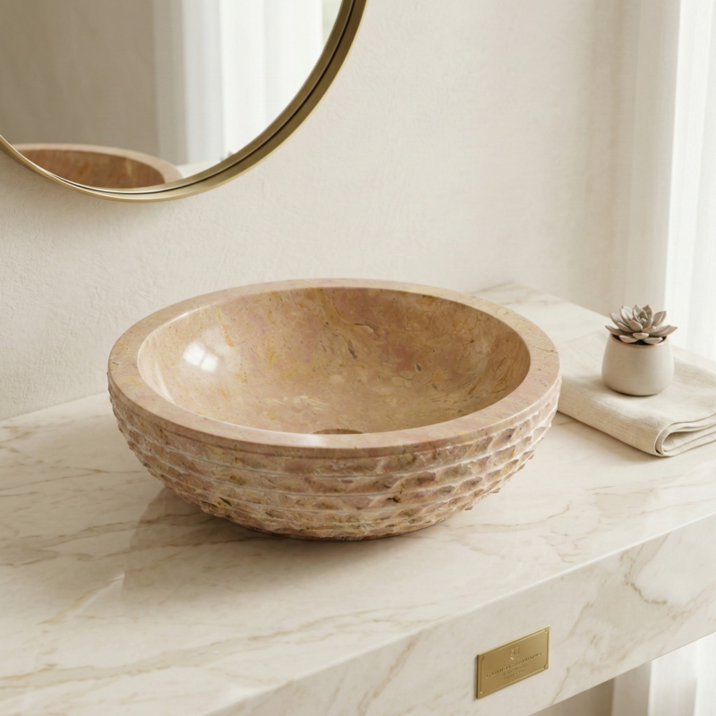 Bacha de Marmol Rustica SBAM