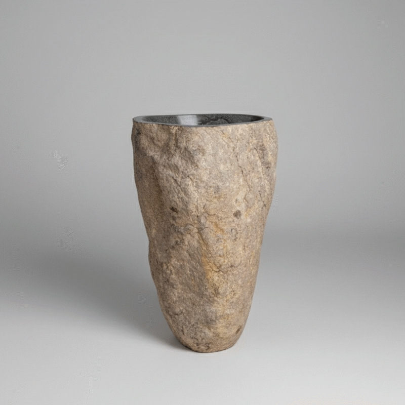 Bacha Pedestal de Piedra Natural N°11