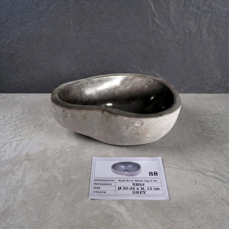 Bacha Piedra De Río De Indonesia Chica 88Ch
