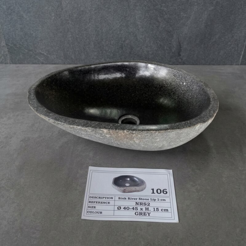 Bacha Piedra De Río De Indonesia Grande 106