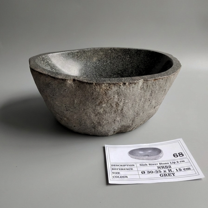 Bacha Piedra De Río De Indonesia Chica 068ch