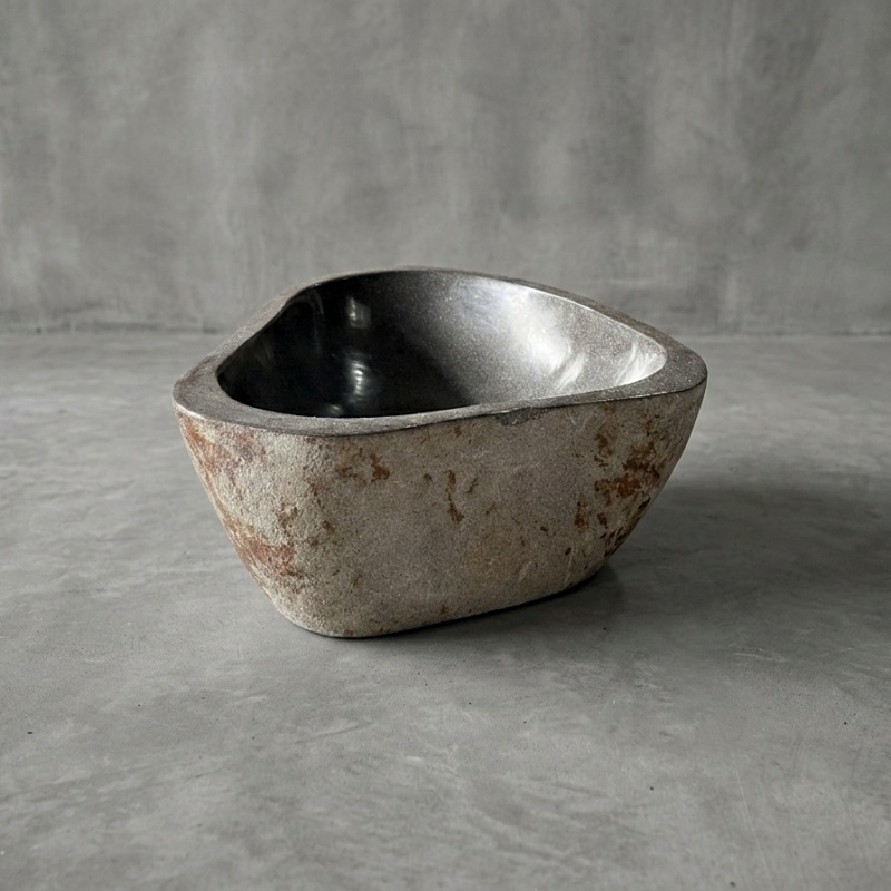 Bacha Piedra De Río De Indonesia Grande 08gr