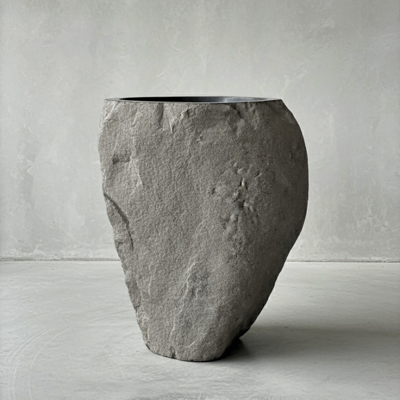 Bacha Pedestal de Piedra Natural N° 02