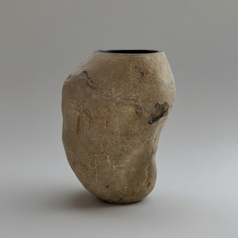 Bacha Pedestal de Piedra Natural N°06