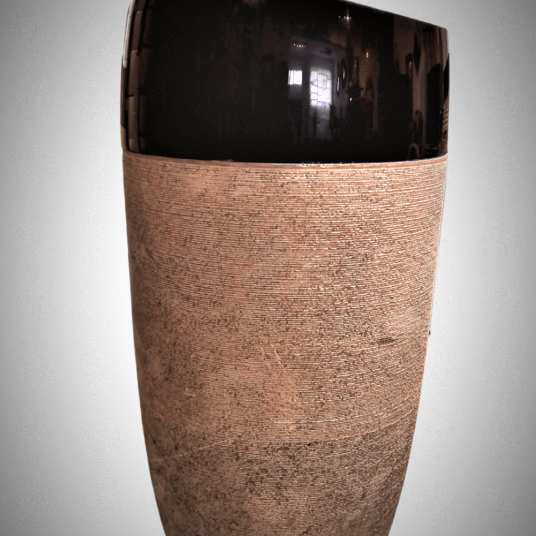 Bacha Pedestal de Piedra y Marmol Black