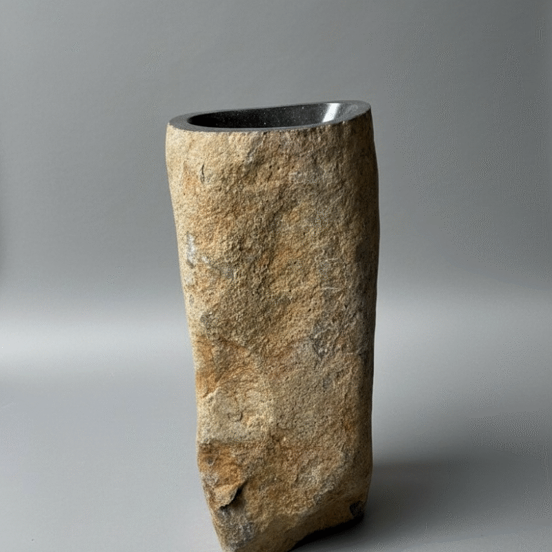 Bacha Pedestal de Piedra Natural N°04