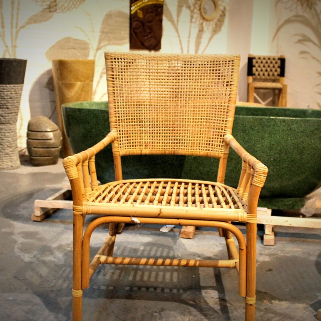 Silla De Rattan Natural Banak