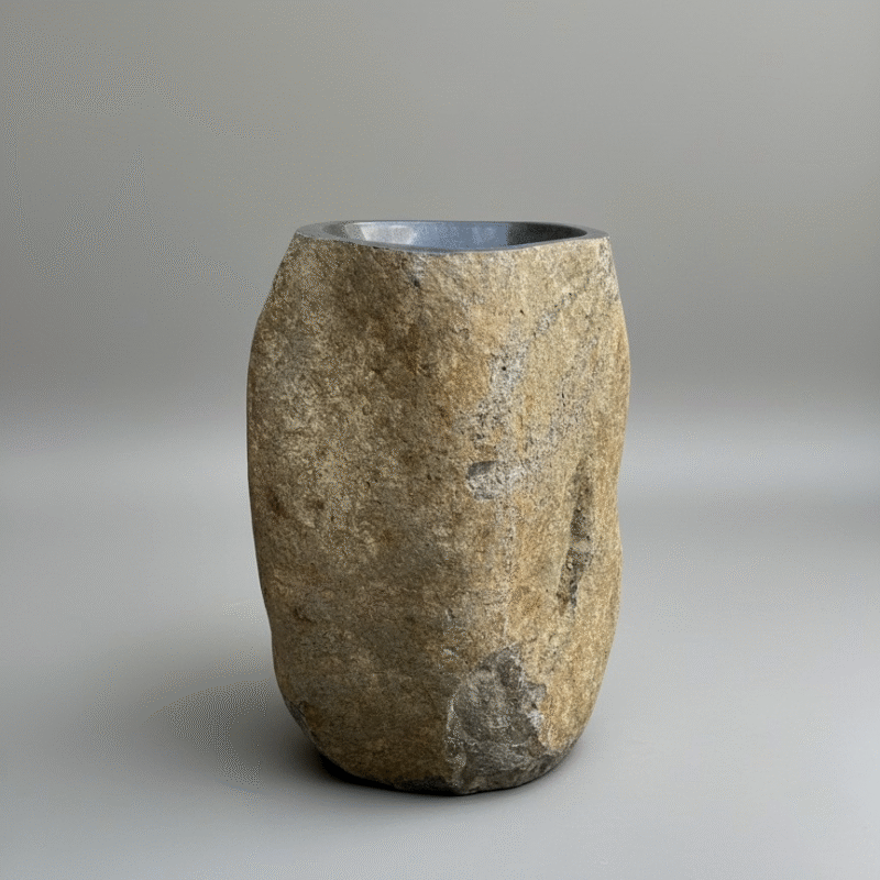 Bacha Pedestal de Piedra Natural N°08