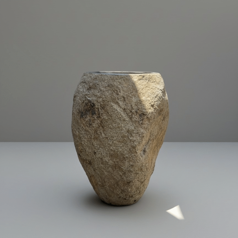 Bacha Pedestal de Piedra Natural N°09