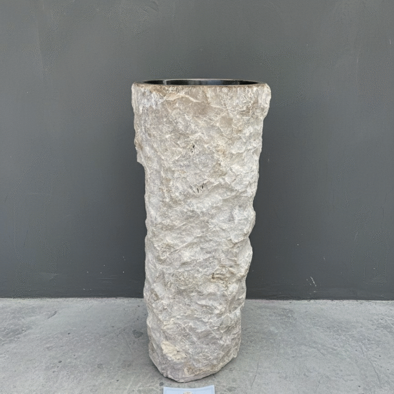 Bacha Pedestal Marble Erosion N°02
