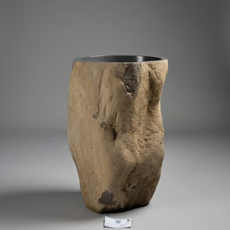 Bacha Pedestal de Piedra Natural N°18