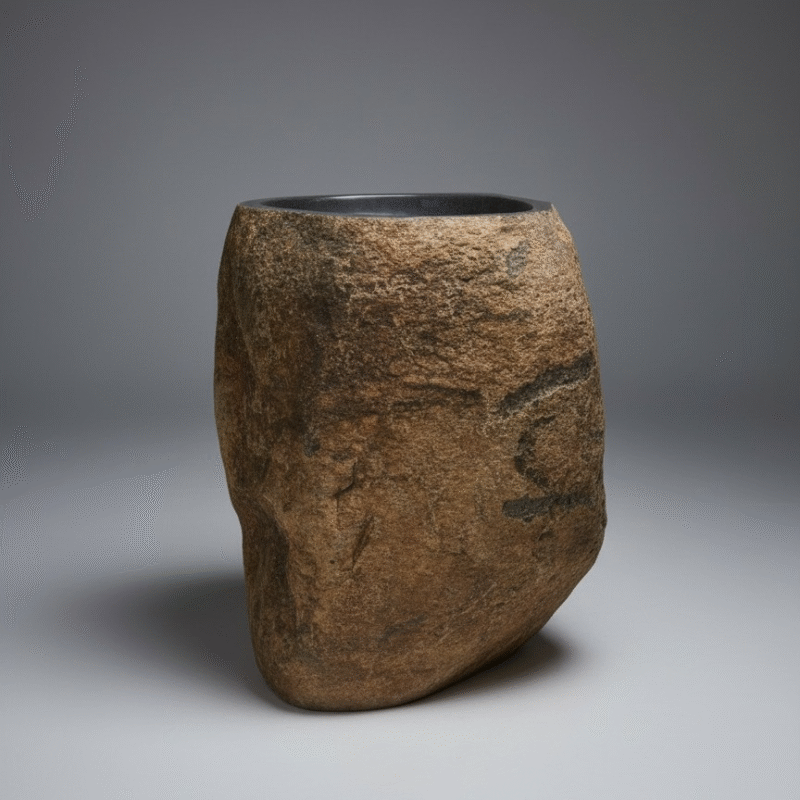 Bacha Pedestal de Piedra Natural N°15