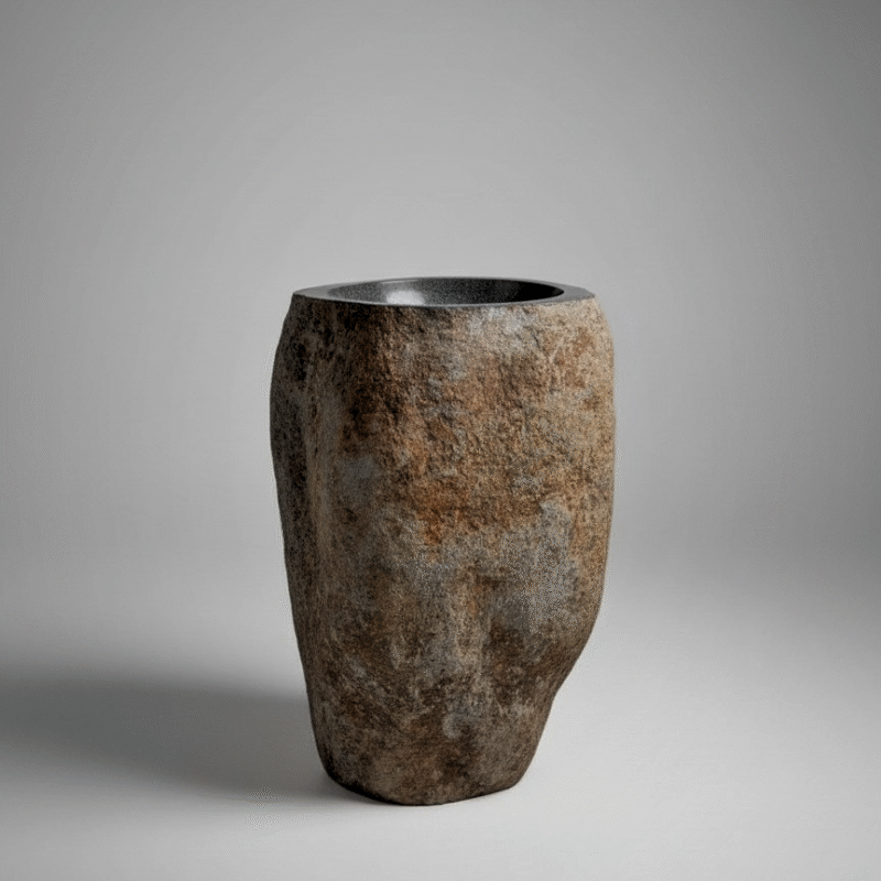 Bacha Pedestal de Piedra Natural N°19