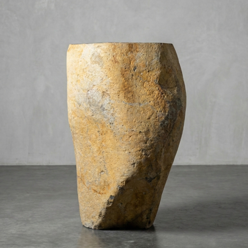 Bacha Pedestal de Piedra Natural N°25