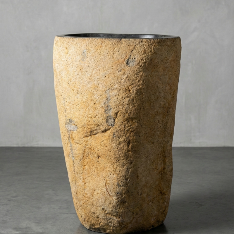 Bacha Pedestal de Piedra Natural N°29
