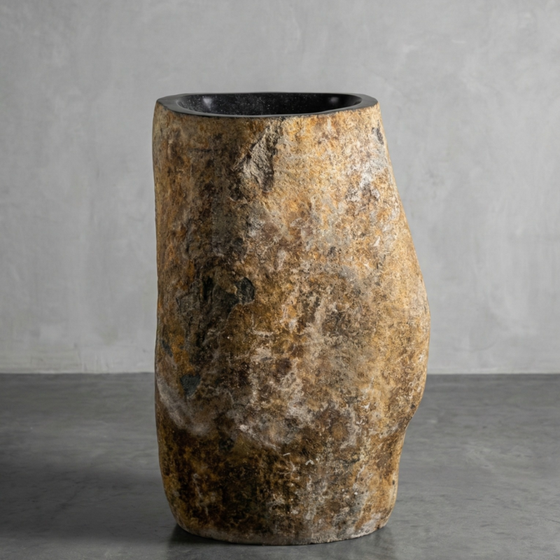 Bacha Pedestal de Piedra Natural N°30
