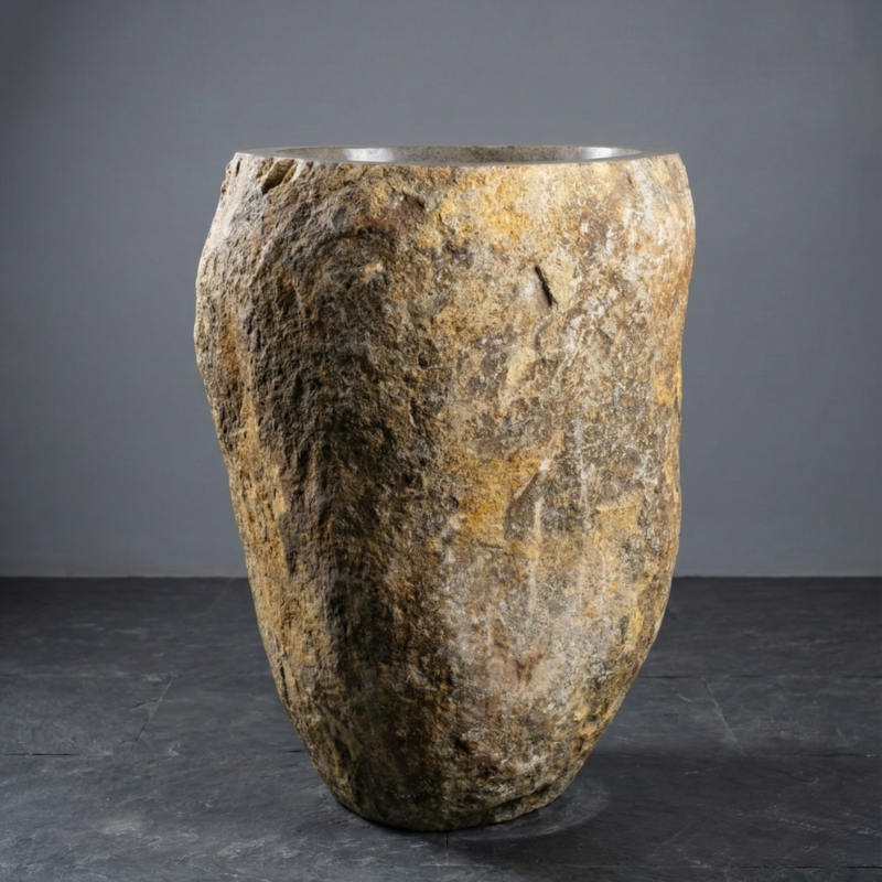 Bacha Pedestal de Piedra Natural N°37