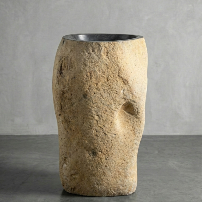 Bacha Pedestal de Piedra Natural N°39