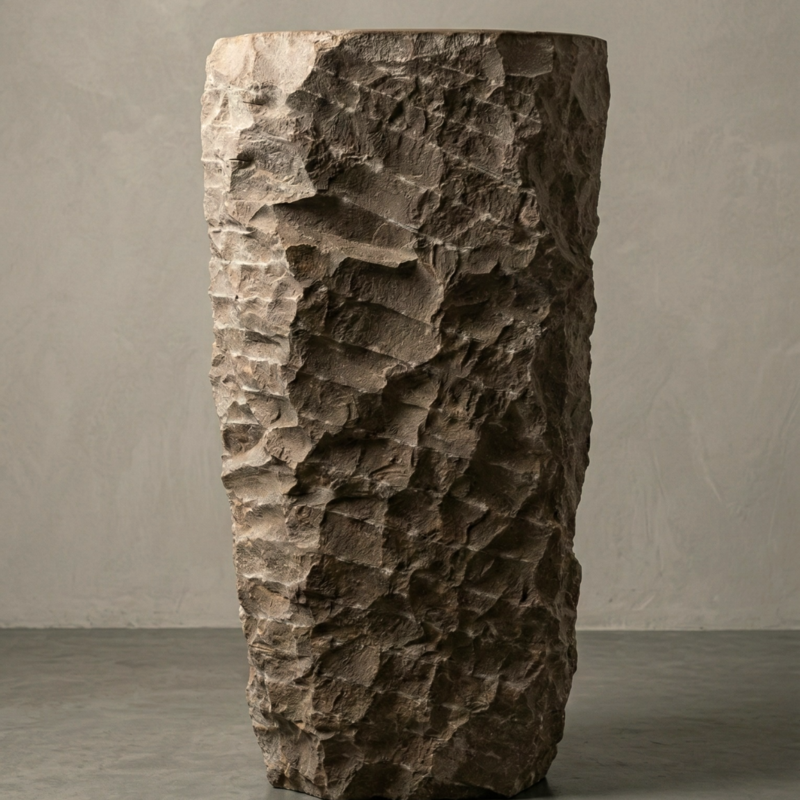 Bacha Pedestal Marble Erosion N°07