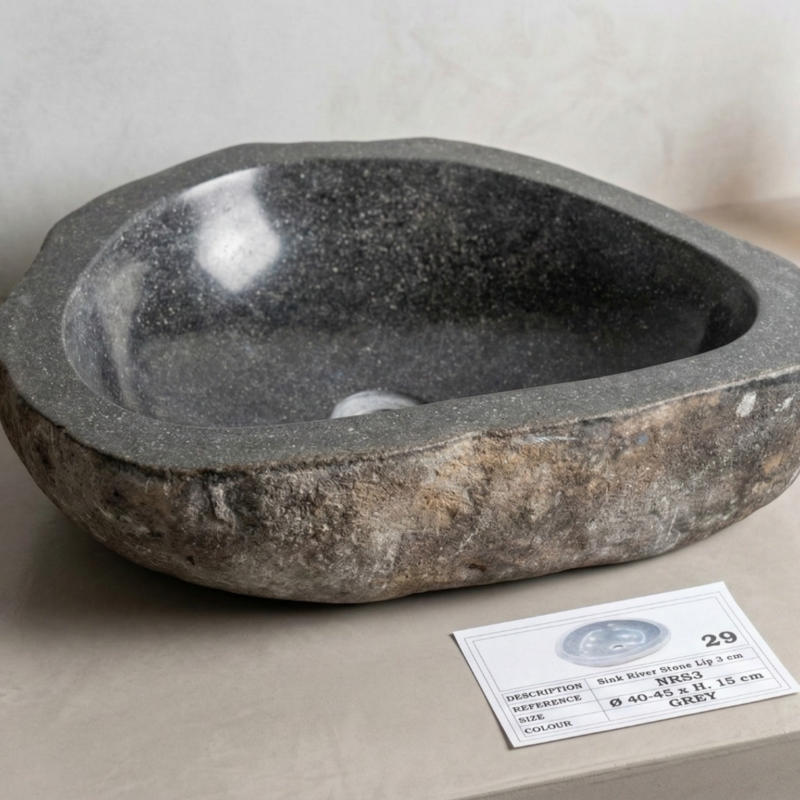 Bacha Piedra De Río De Indonesia Grande 29gr